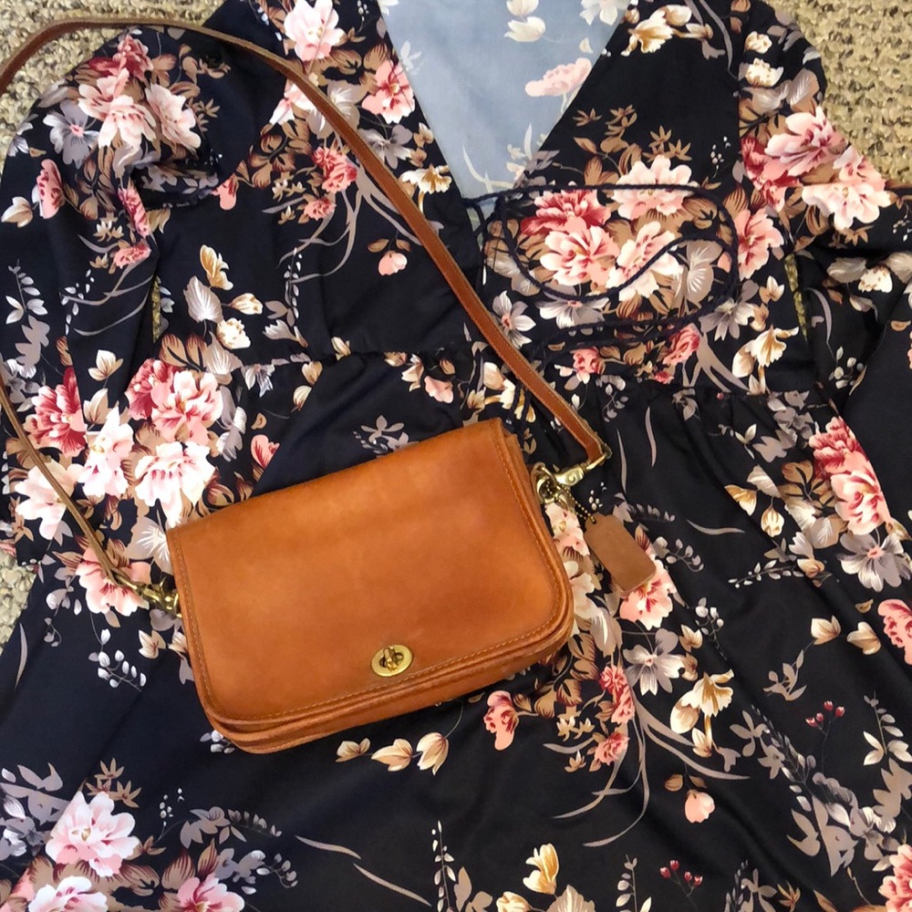 Coach leather purse